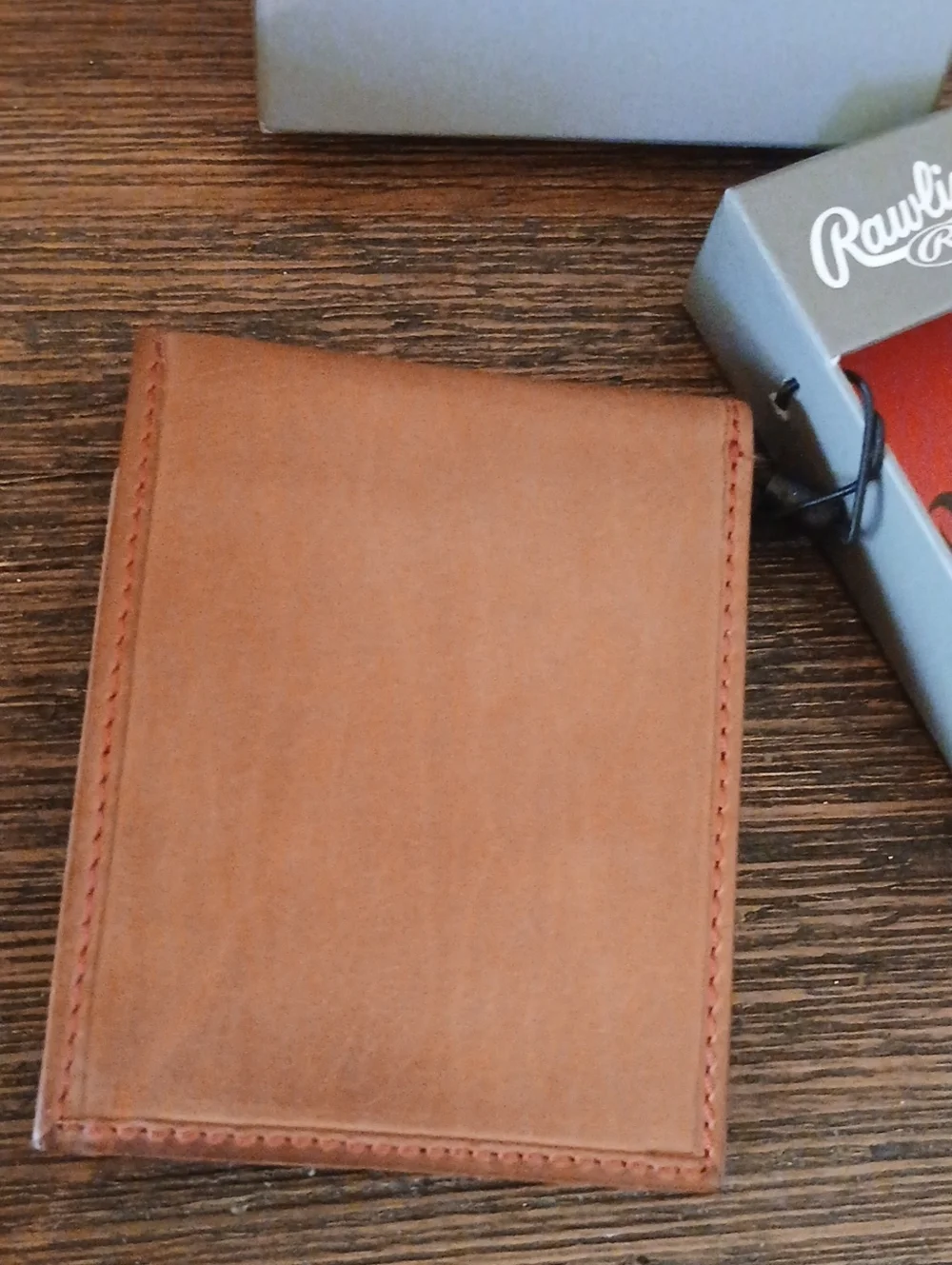Rawlings home leather bifold